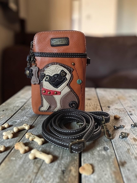 Chala Handbags - Chala Pug Crossbody Bag -EUC No Callouts